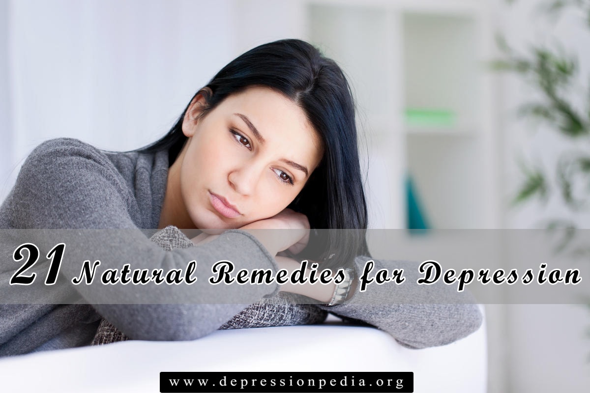 depression natural remedies